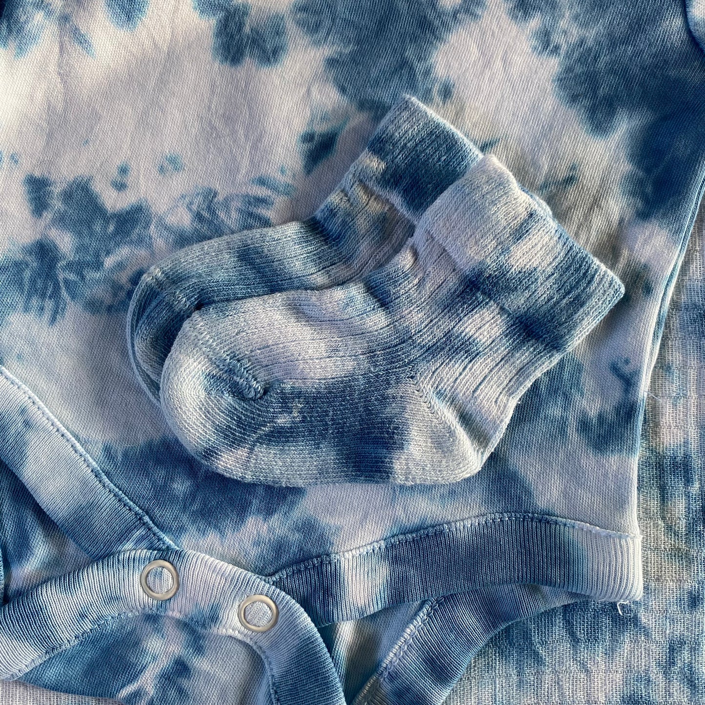 Gorgeous tie dye baby set