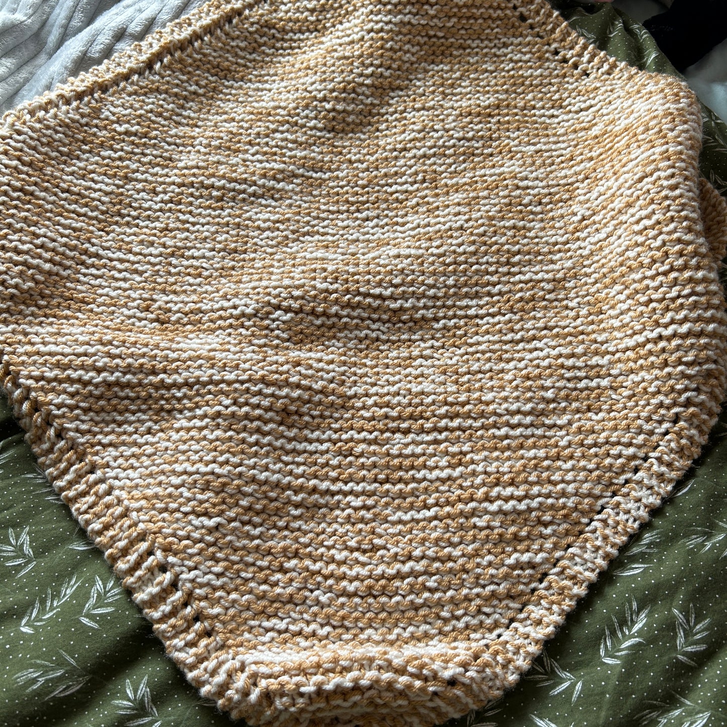 Beautiful Hand knitted baby blanket